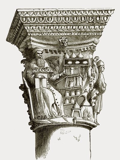 Capital in the Palace at Ragusa by English School